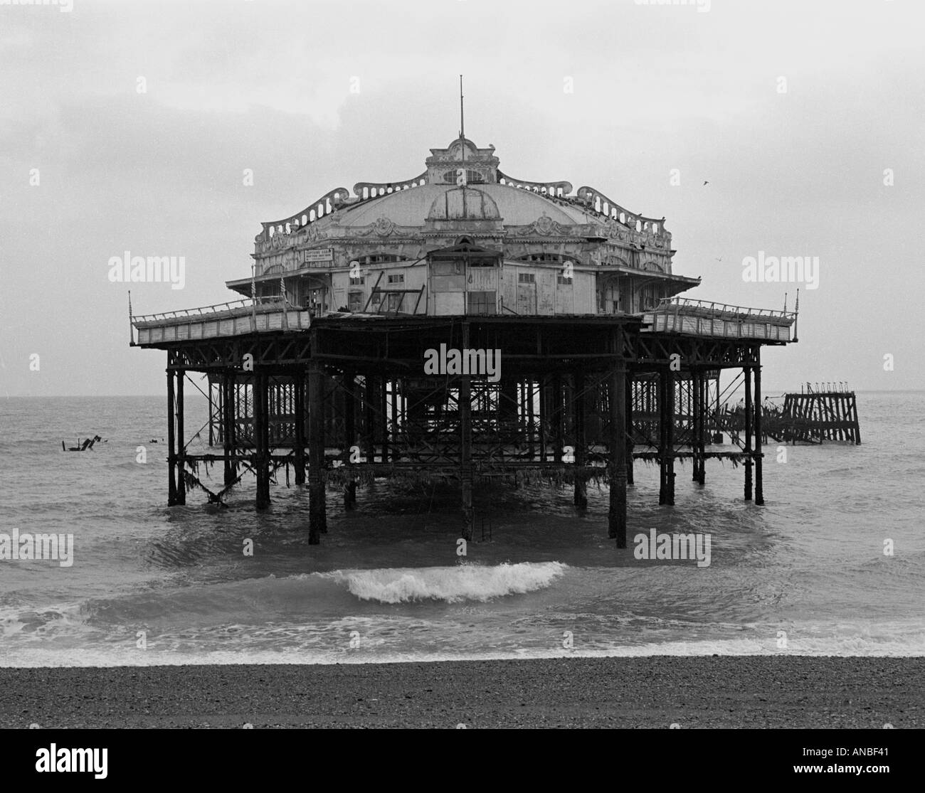 Brighton seafront uk Black and White Stock Photos & Images - Alamy