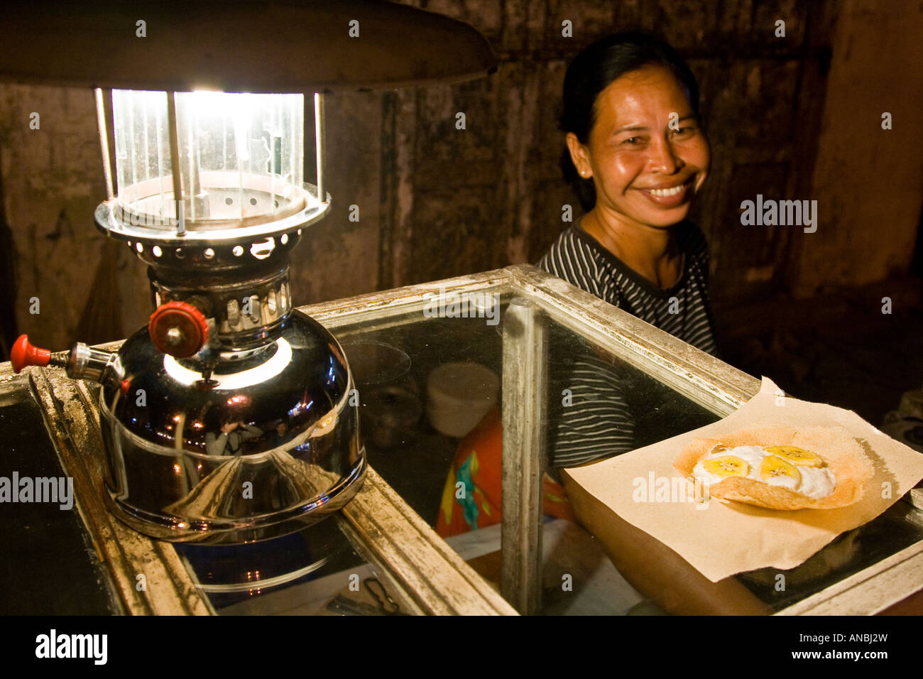 Sweets Street Cart Solo Java Indonesia Stock Photo