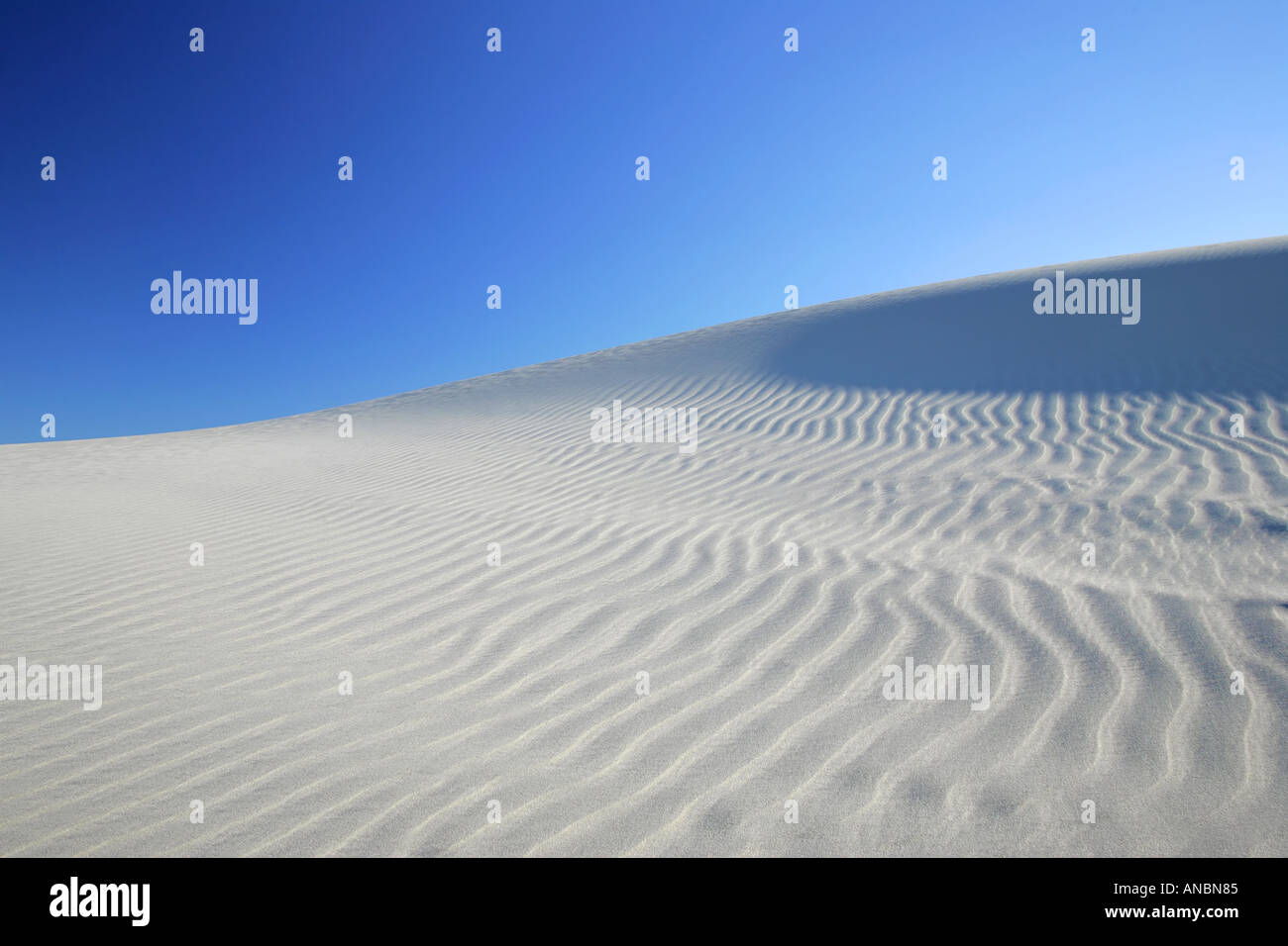 Sand dunes close to Eucla Stock Photo