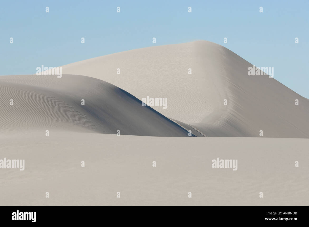 Sand dunes close to Eucla Stock Photo