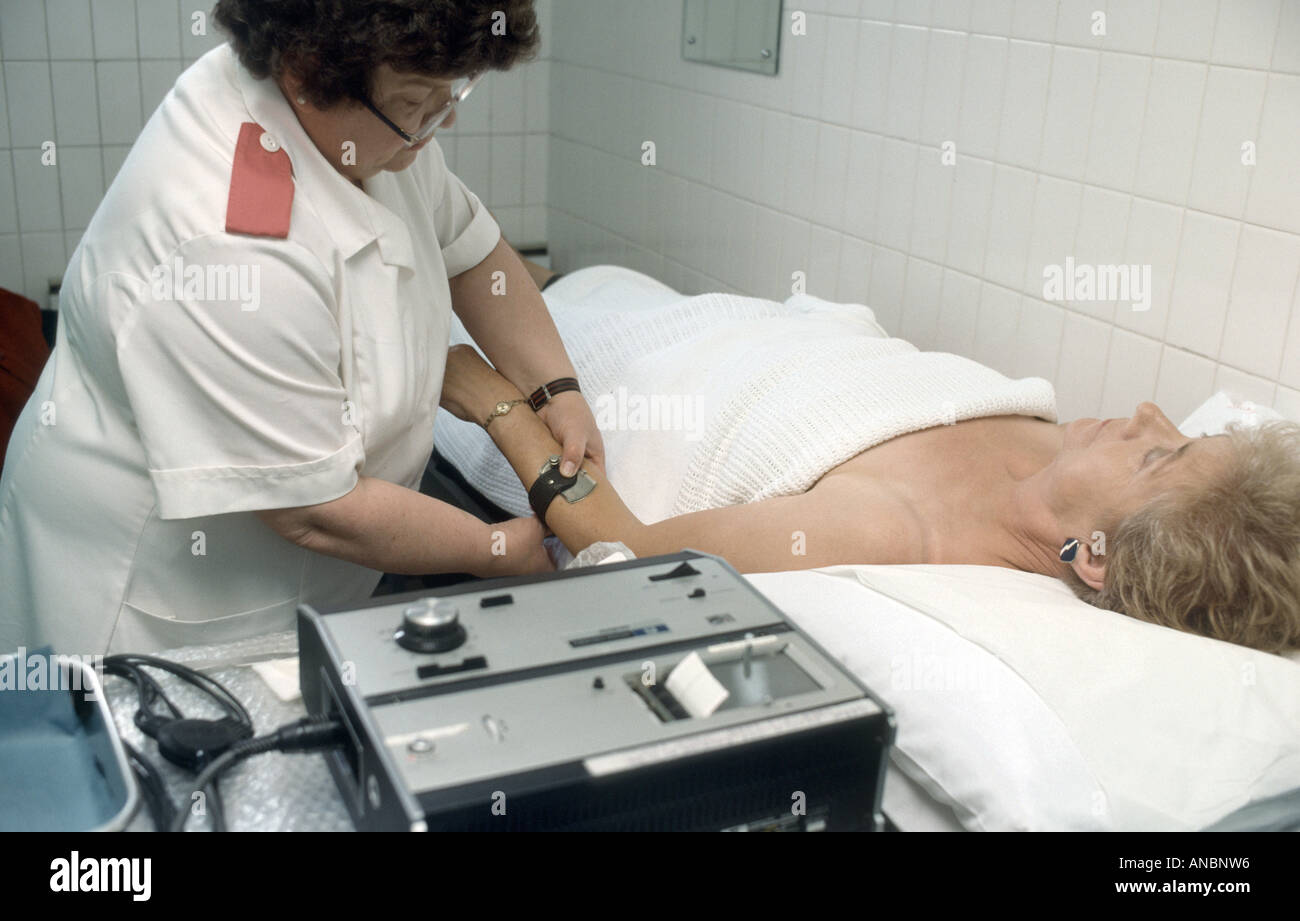 ECG E.C.G. test Stock Photo - Alamy