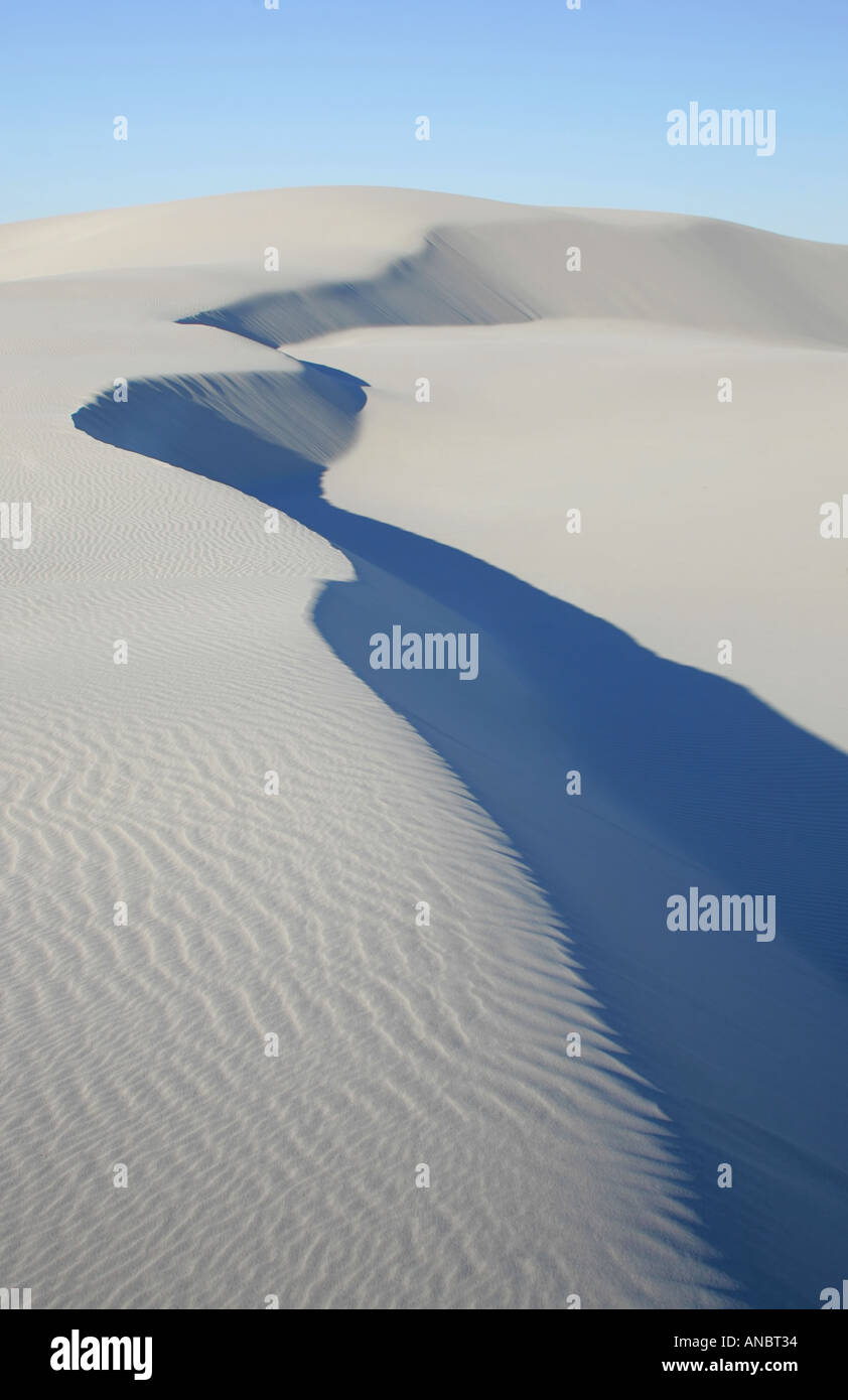 Sand dunes close to Eucla Stock Photo