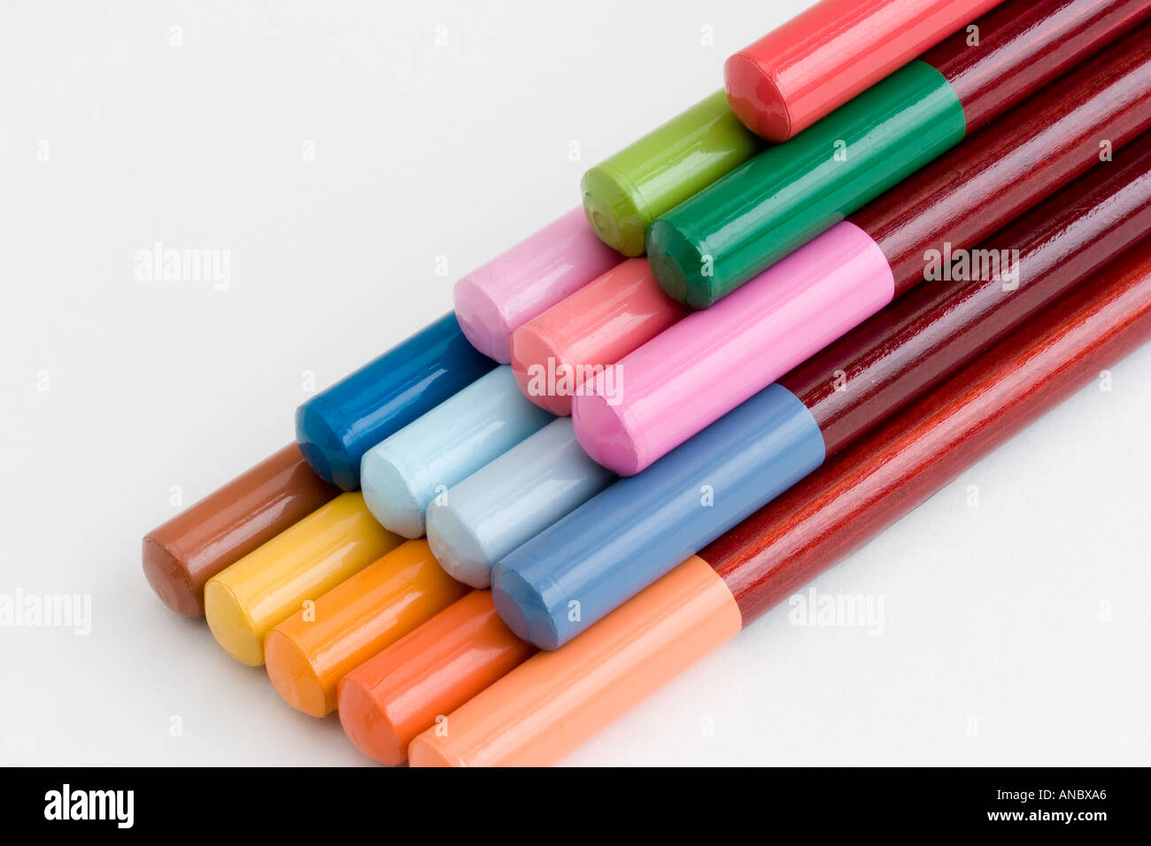 Coloured Pencils Stock Photo