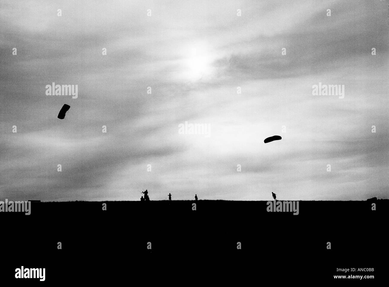 Kite flying on Hampstead Heath London UK Stock Photo Alamy