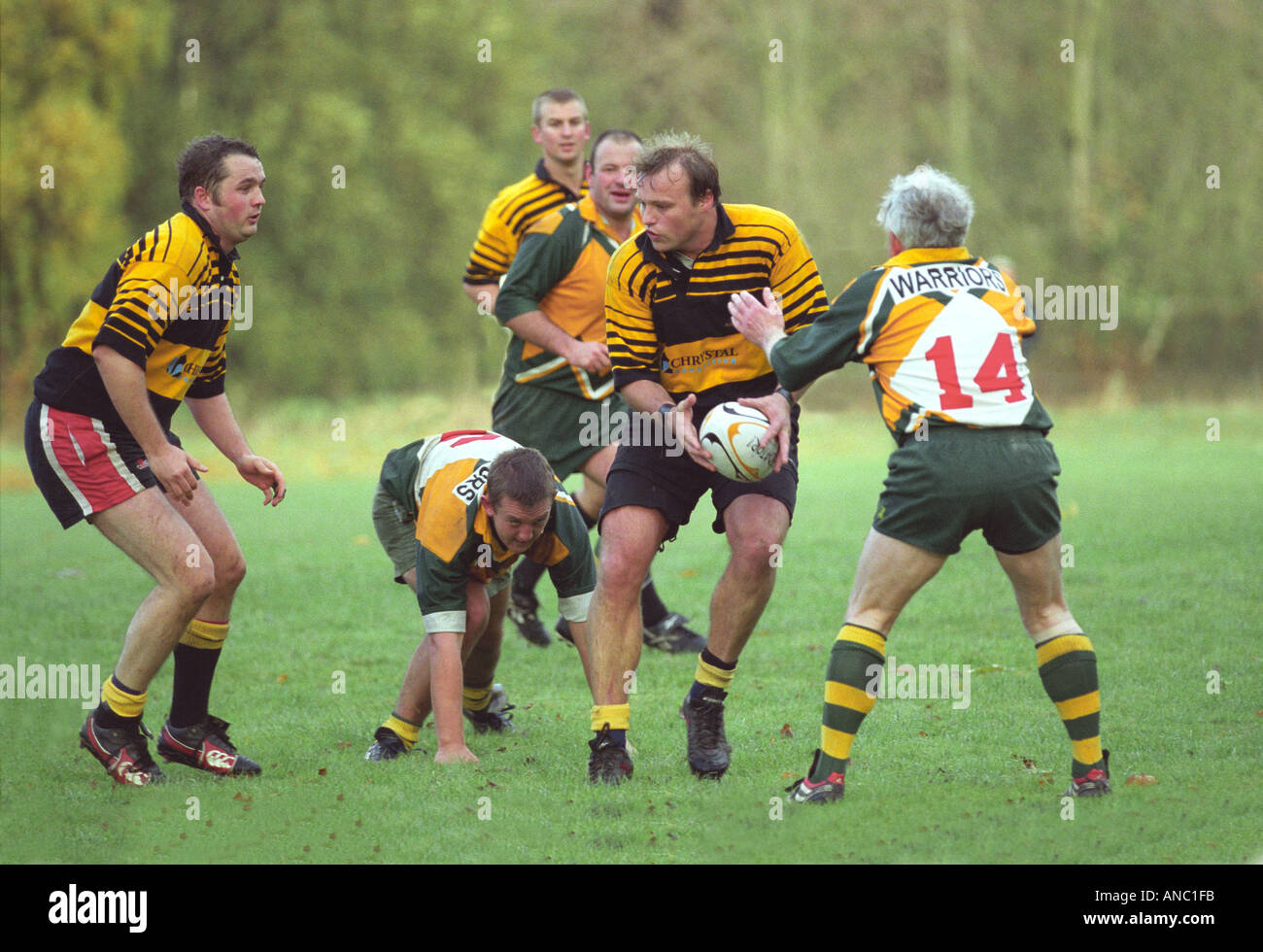 Amateur rugby tackle hi-res stock photography and images - Alamy