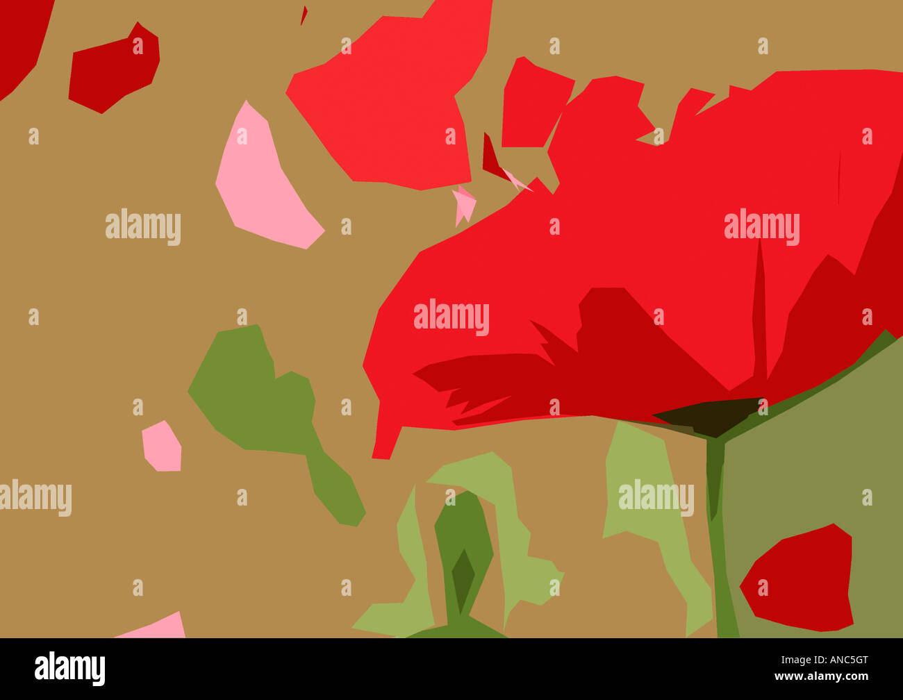 Garden red poppy Cut Out Stock Images & Pictures - Alamy