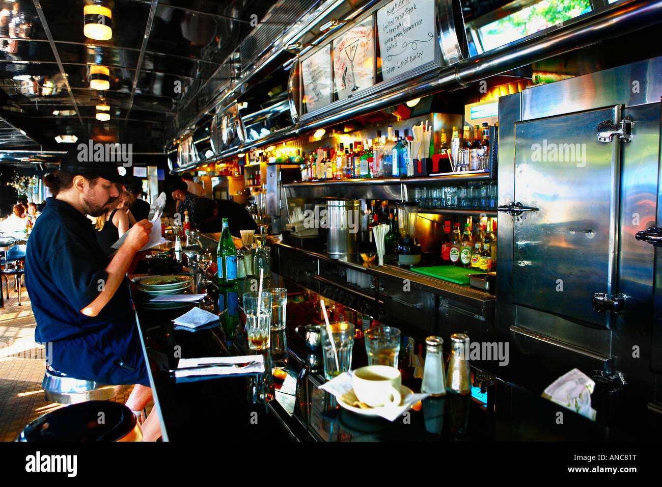 Empire dinner cafe at New York city USA Stock Photo - Alamy