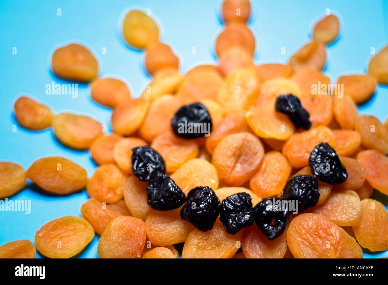 Dried peaches with a smile Stock Photo Alamy