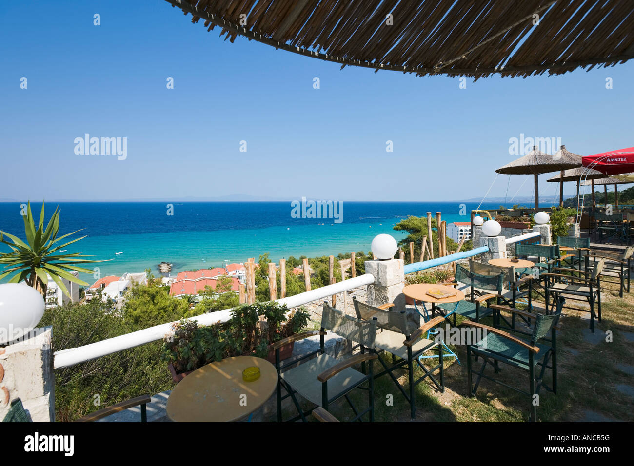 Kallithea summer resort kassandra halkidiki hires stock photography