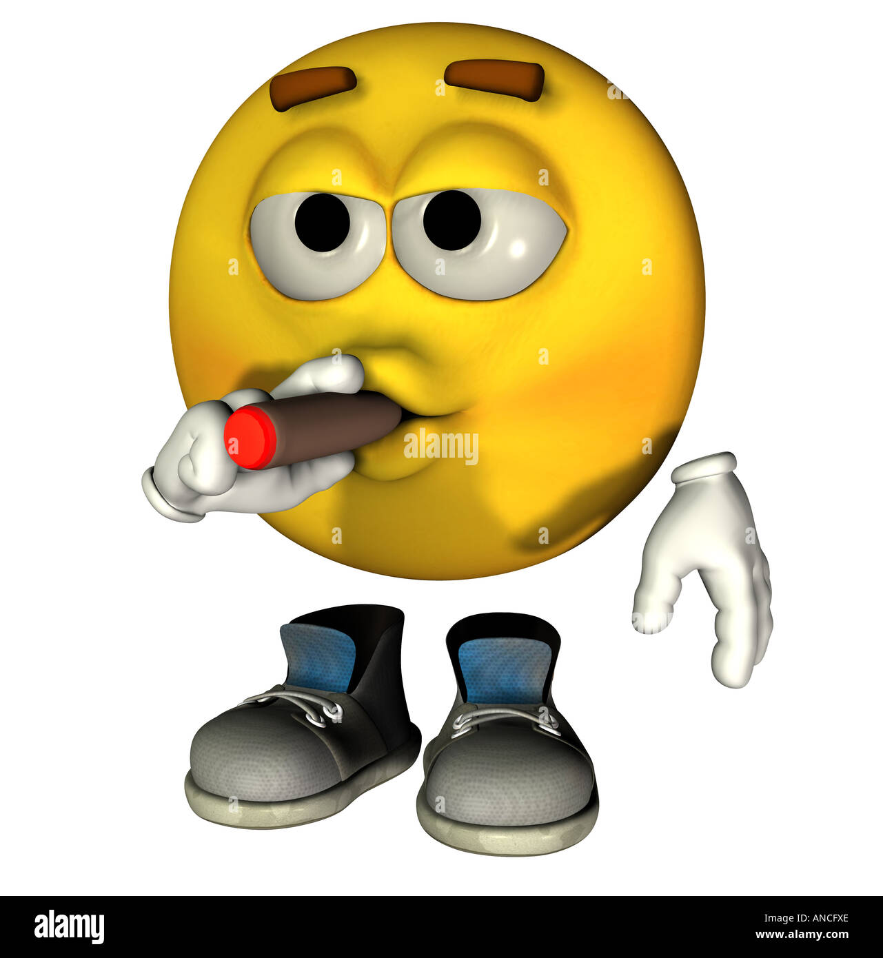 Smoking smiley hi-res stock photography and images - Alamy