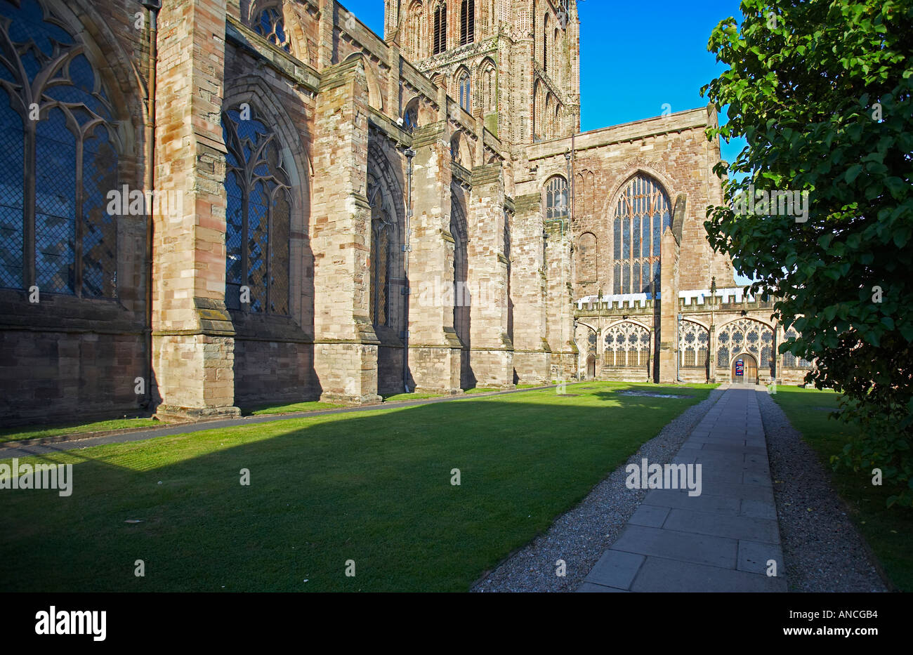 Hereford Cathedral, Herefordshire, England, UK Stock Photo Alamy