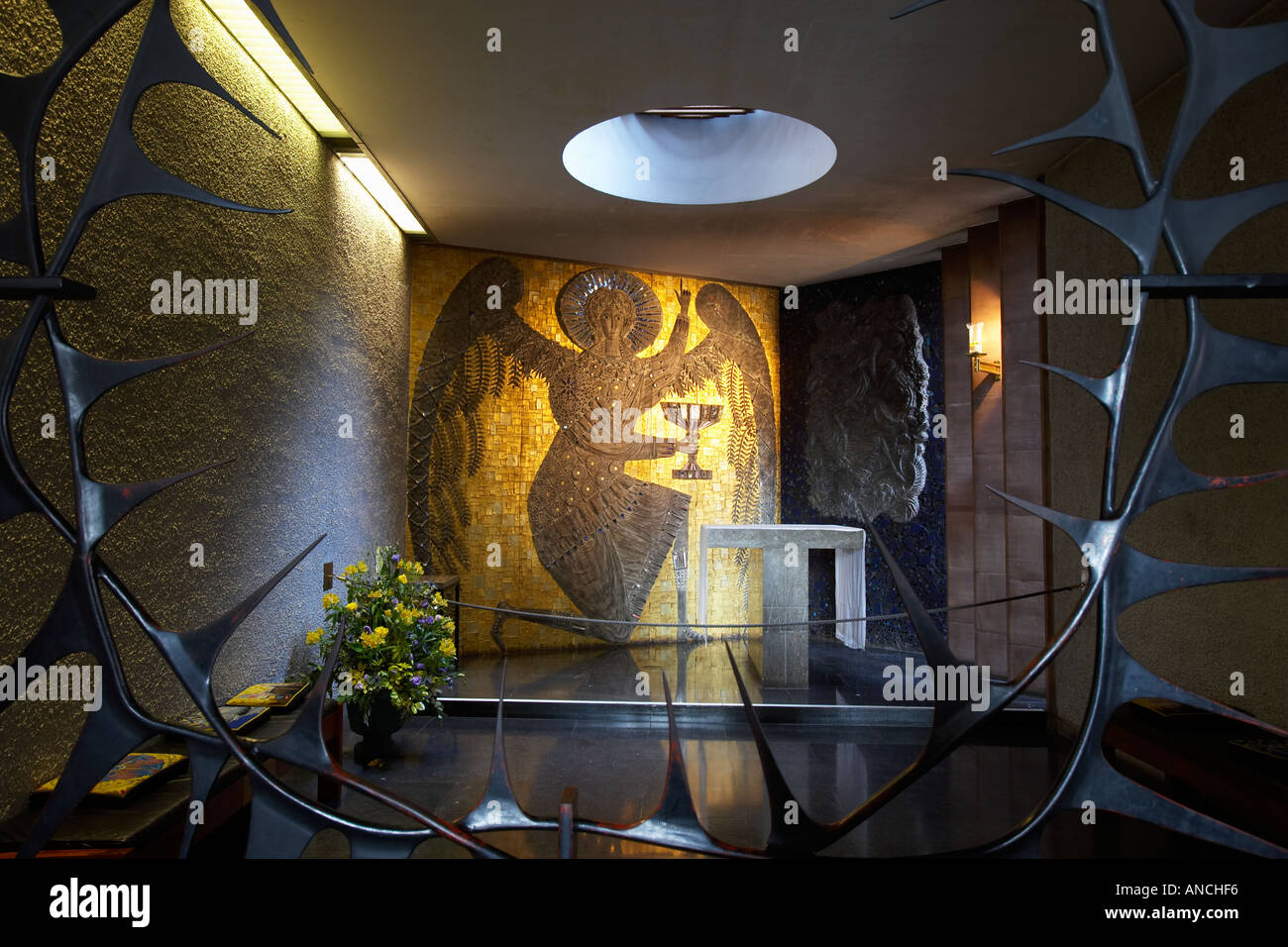 Interior of Coventry Cathedral, the New St Michaels Cathedral, Coventry ...