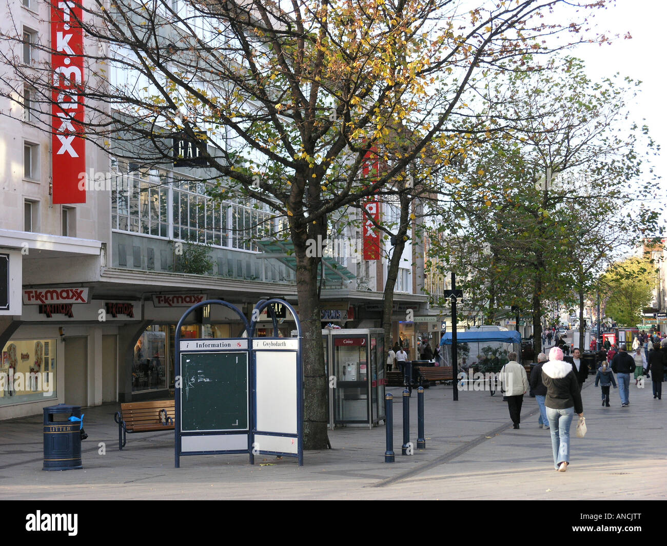 Swansea regional shopping centre for South West Wales Stock Photo - Alamy