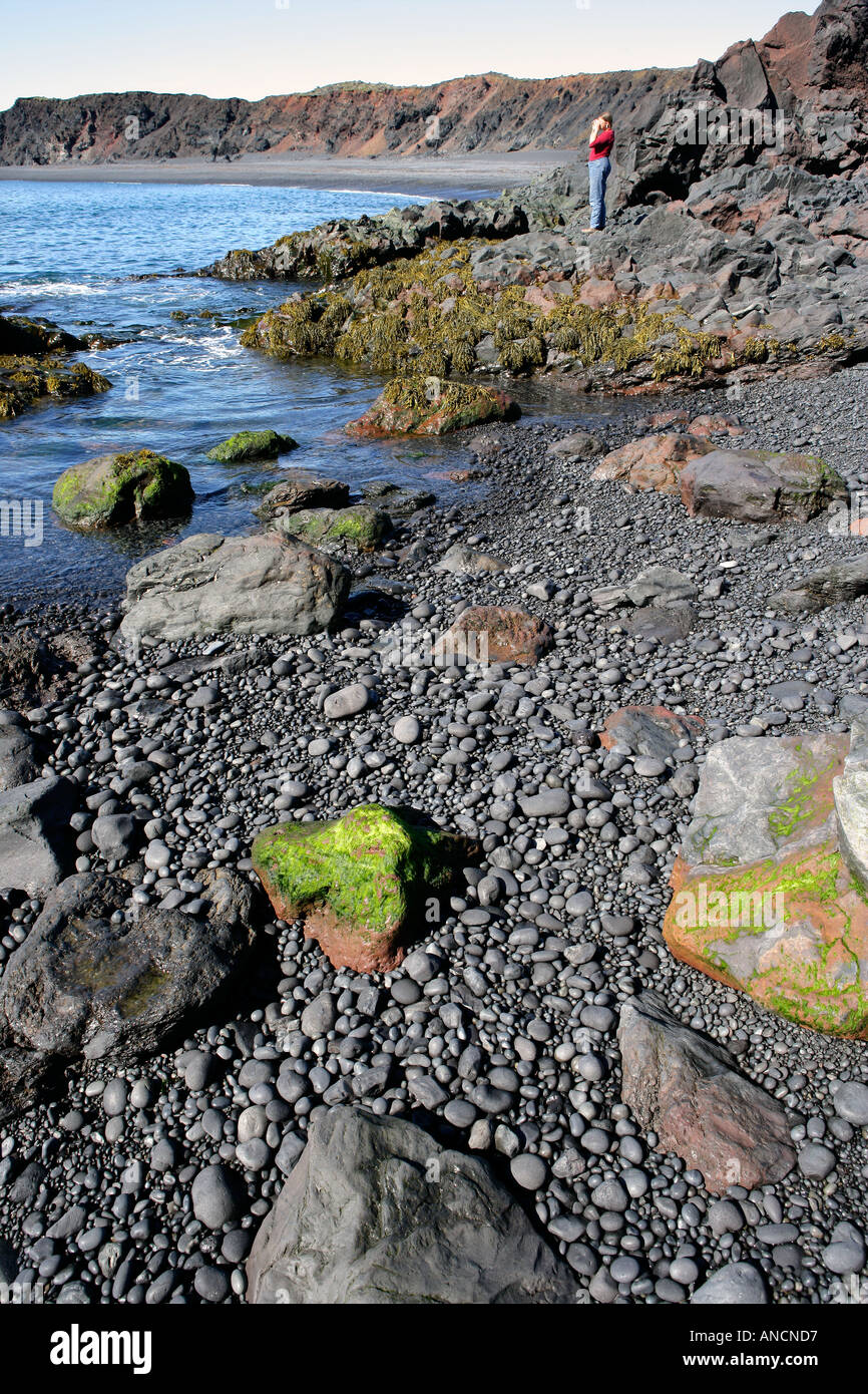 Basalt Rock Pounded into Smooth Sedimentary Stones Snaefellsnes ...