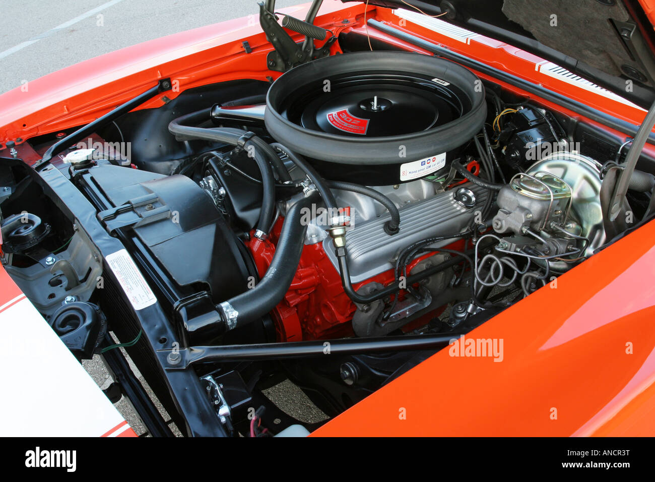 DZ302 Engine 1969 Chevrolet Camaro Z28 Engine is clean for competition  judging Stock Photo - Alamy