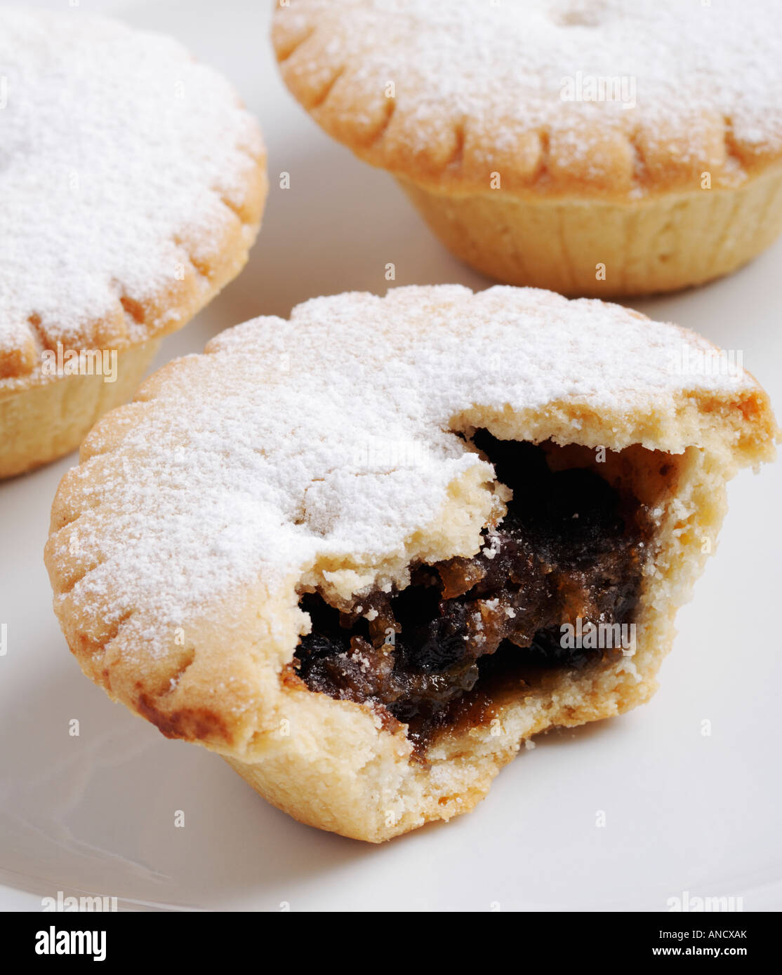 Mince Pies Traditional Christmas Food Stock Photo