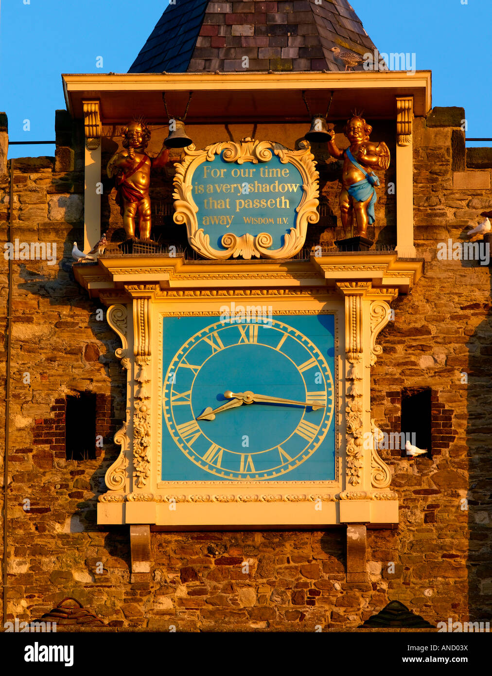 The oldest working clock in England found on St.Mary's church,Rye, East