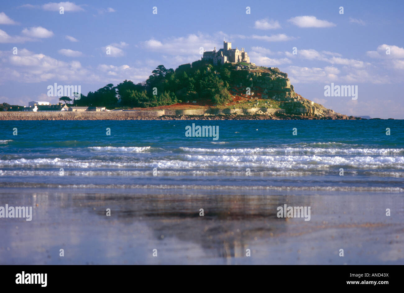 St Michael's Mount, Mount's Bay, Cornwall, England Stock Photo Alamy
