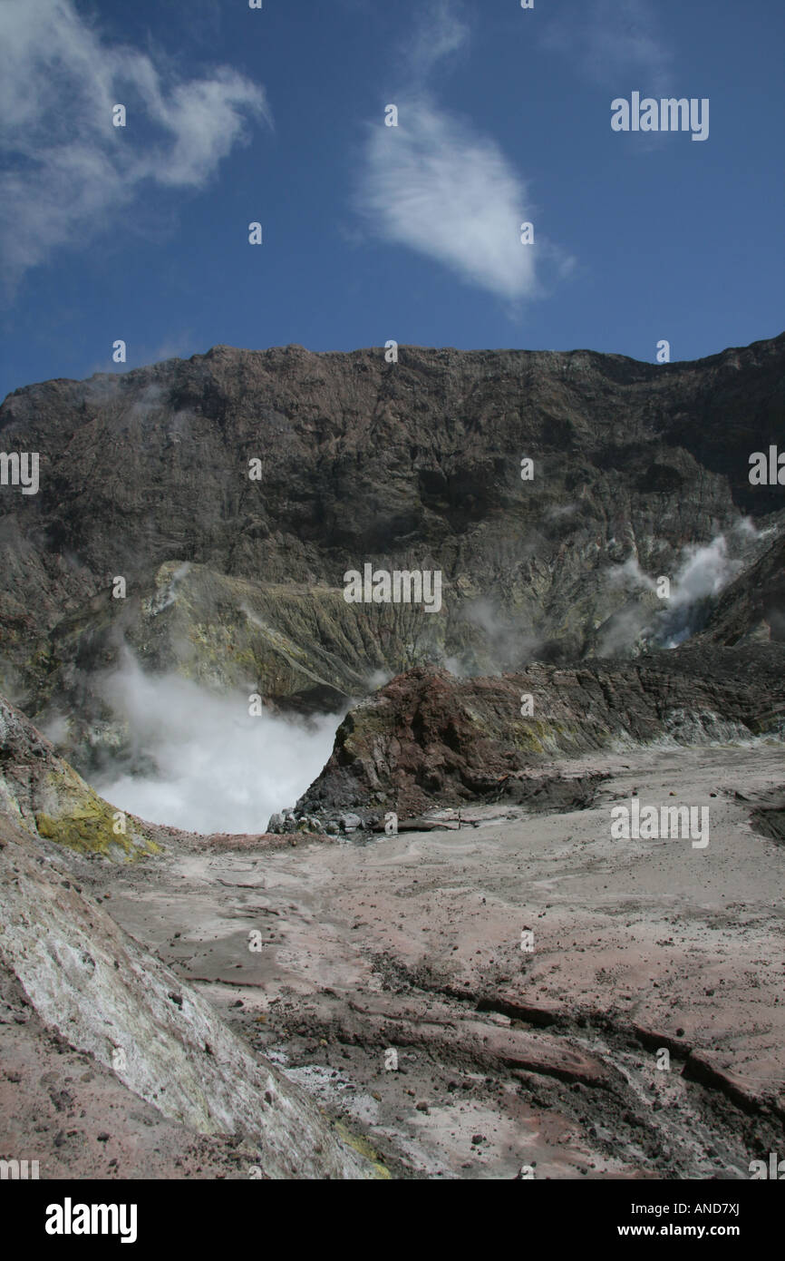 White Island Volcano at Whakatane or Whakaari is one of the most active
