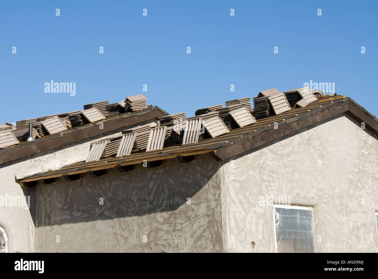 Image shows a home under construction at the roofing phase Ideal for ...