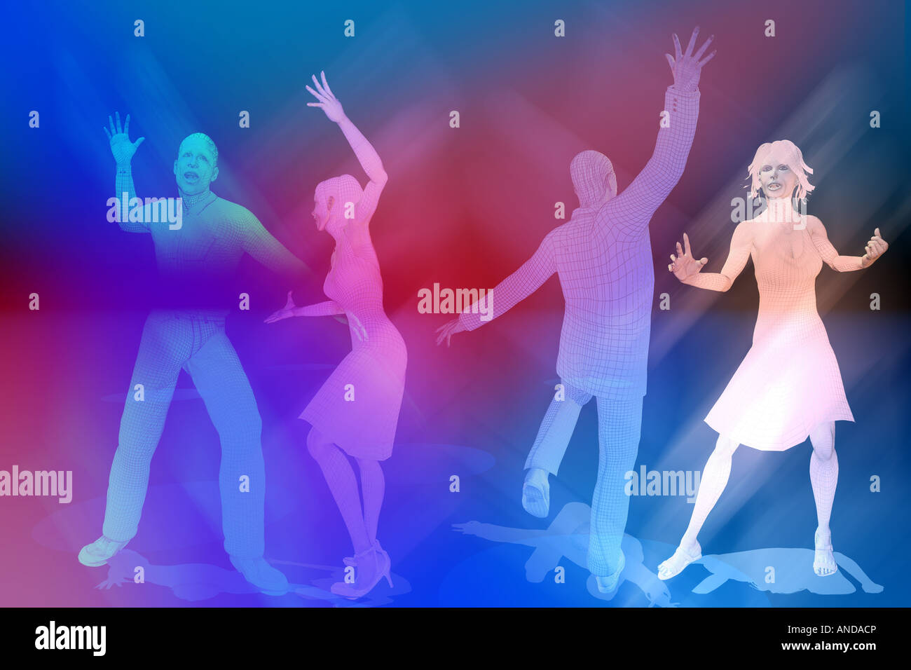 Virtual dance party hi-res stock photography and images - Alamy