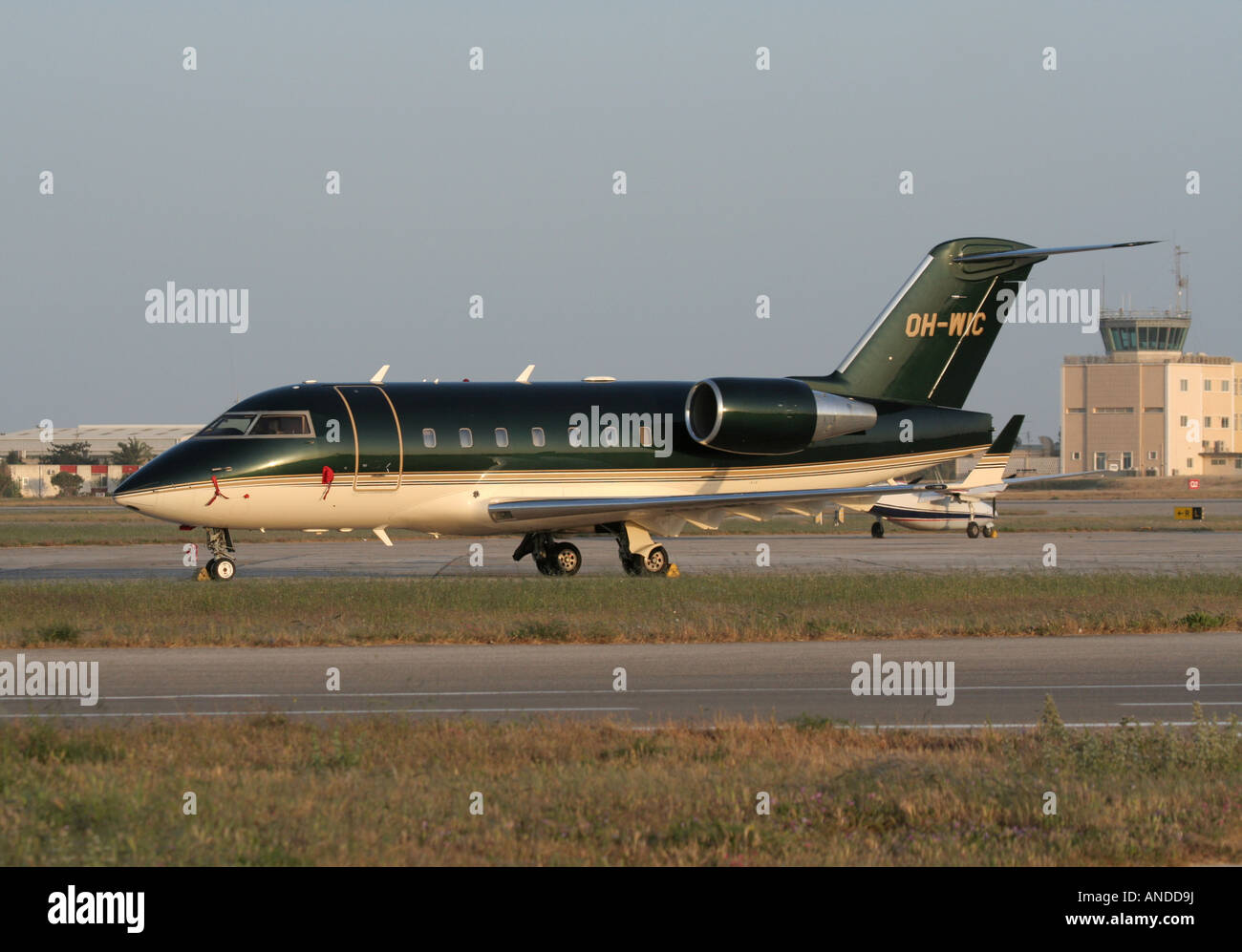 Canadair Challenger 604 Stock Photo