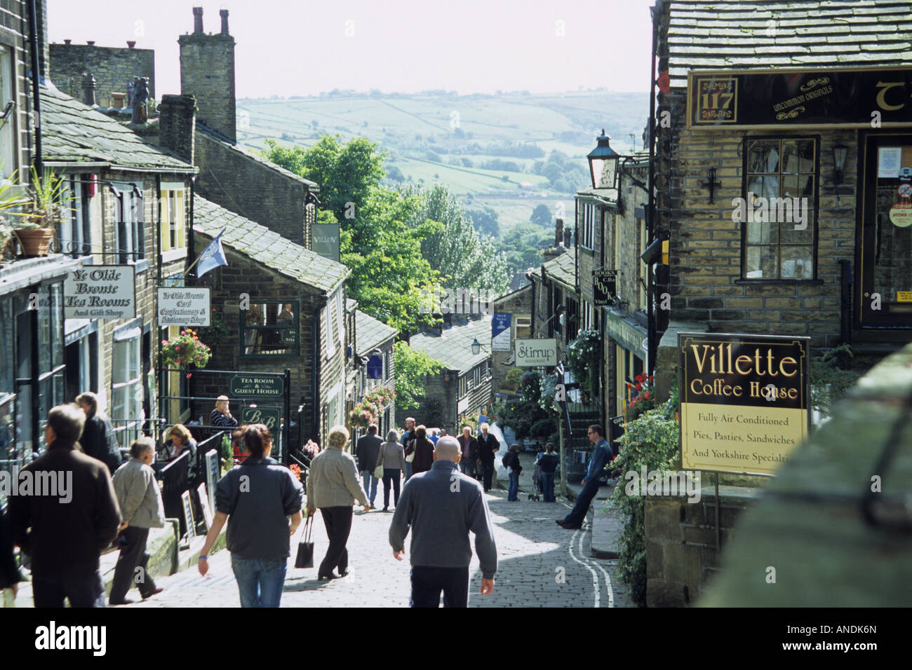 Haworth, North Yorks, Yorkshire, UK Stock Photo