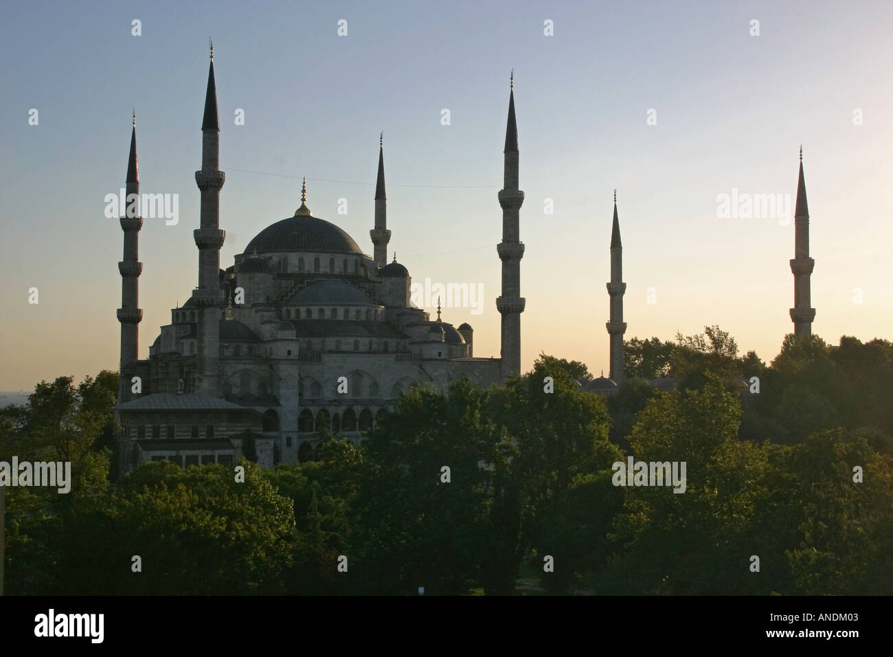 Sultan Ahmet Camii Blue Mosque in Istanbul from above Stock Photo - Alamy