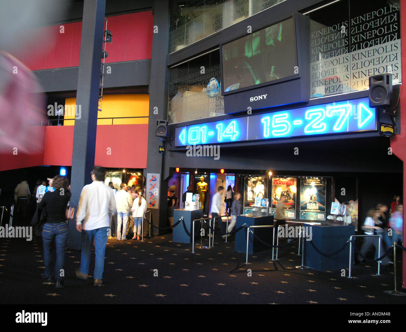 Belgium Brussels Kinepolis kino cinema Heysel Park Stock Photo