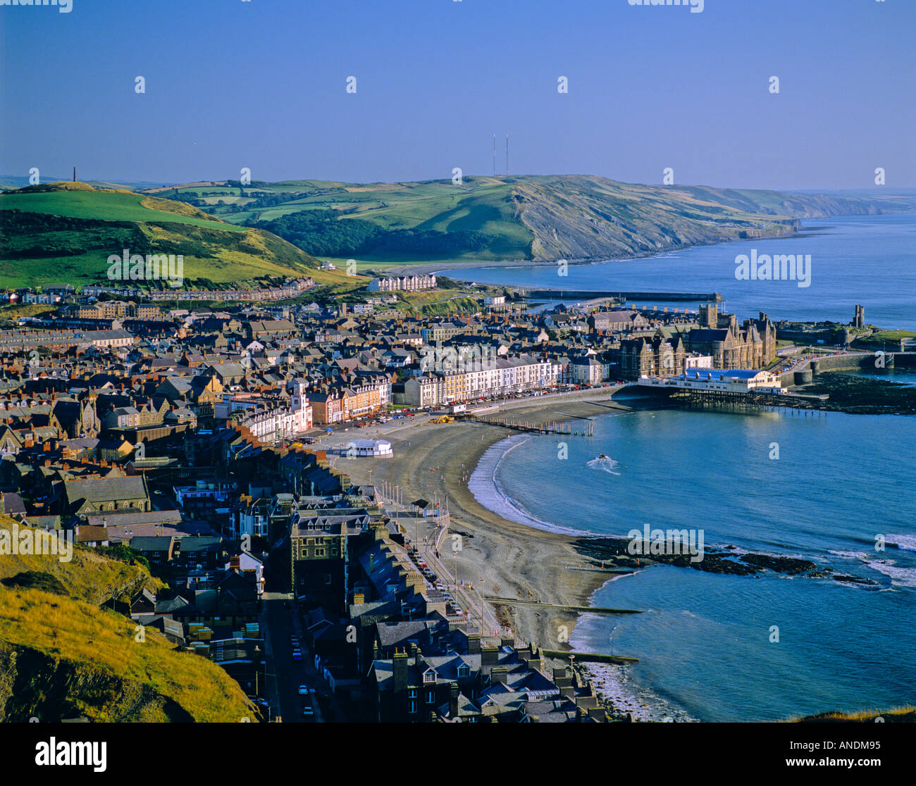 Aberystwyth city centre hires stock photography and images Alamy