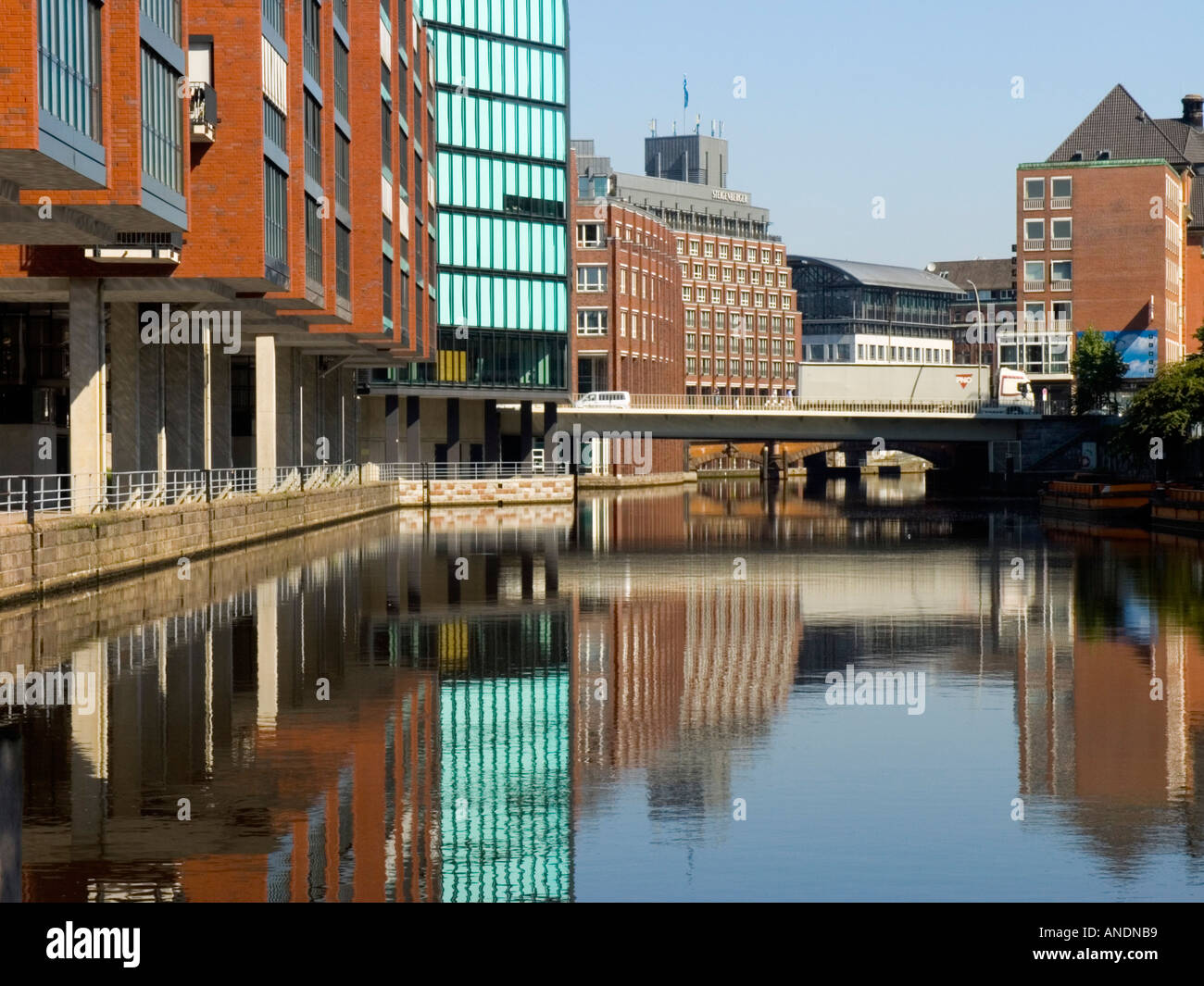 Germany Hamburg downtown Stock Photo - Alamy