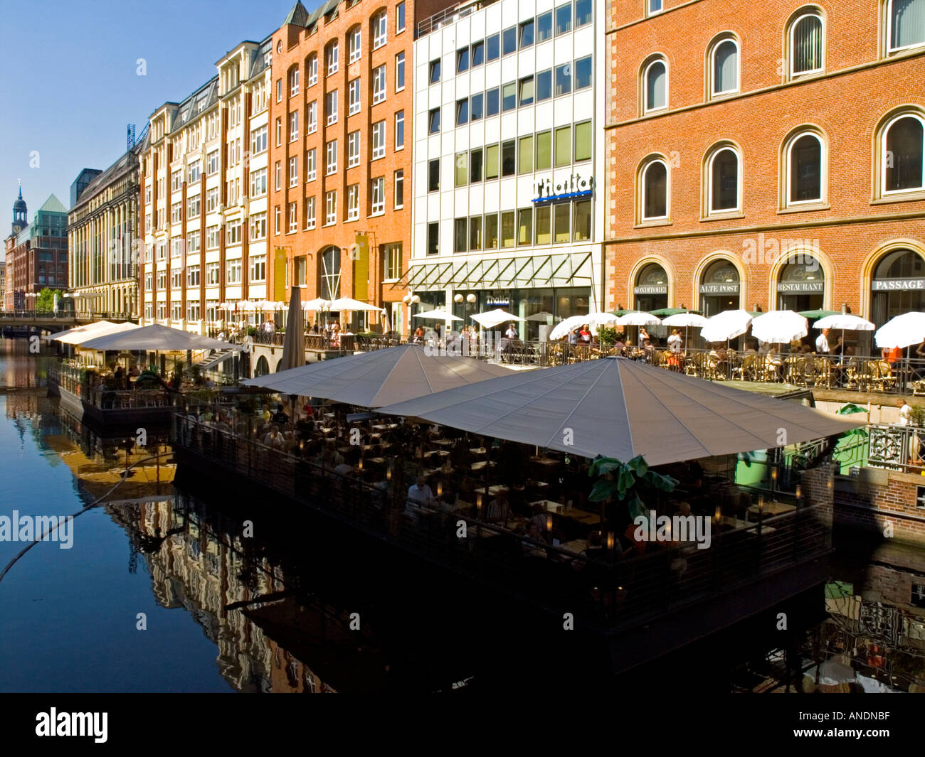 Germany Hamburg downtown Stock Photo - Alamy
