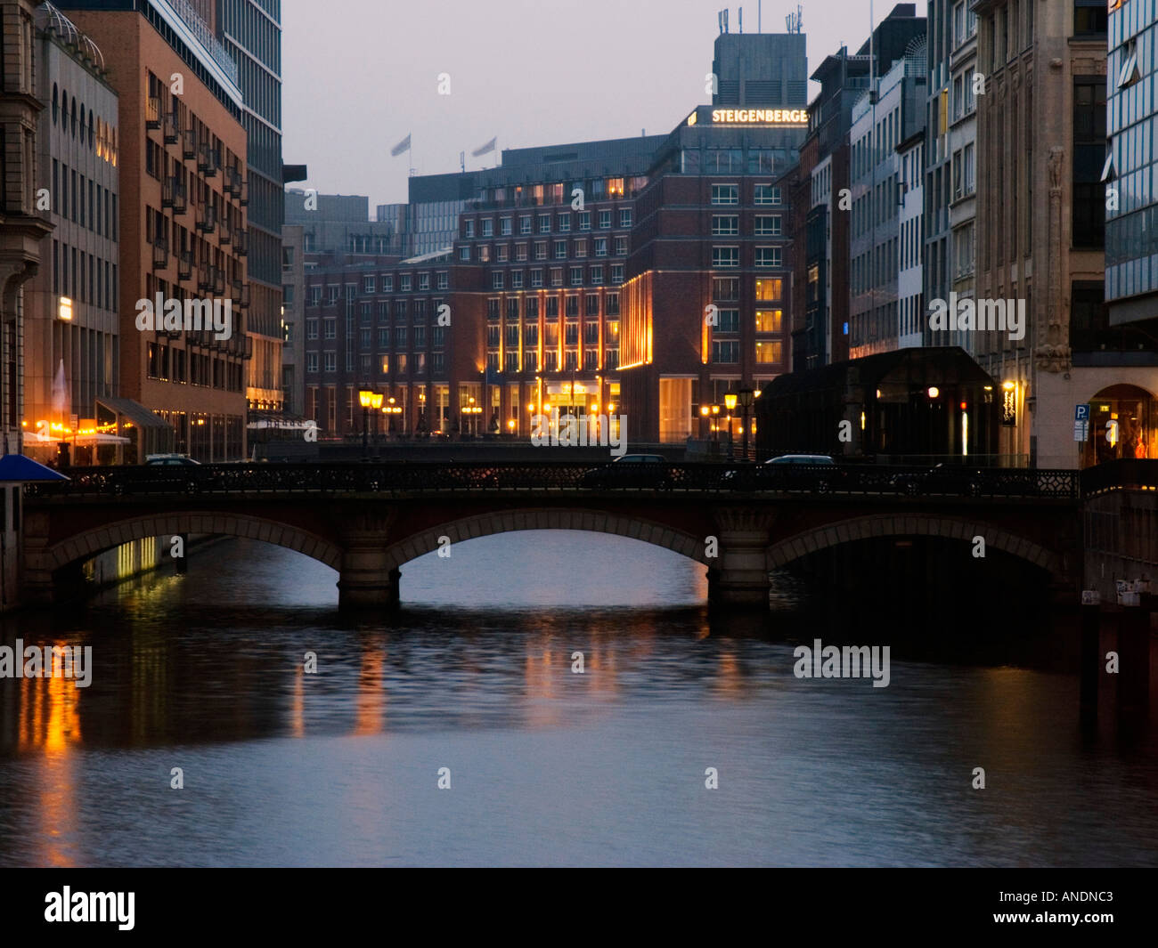 Germany Hamburg downtown Stock Photo - Alamy