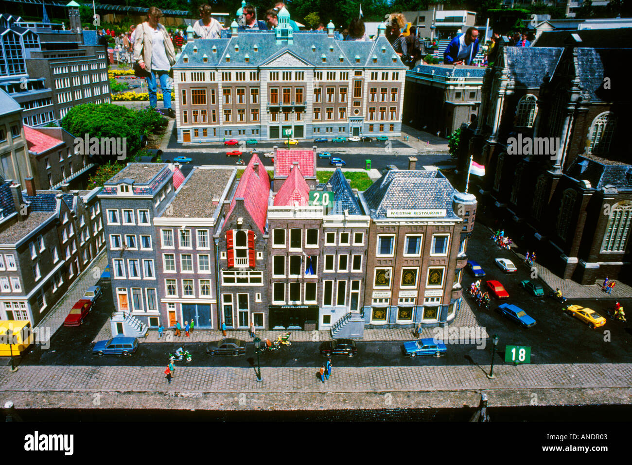 Little Holland in Den Haag Madurodam miniature dutch Holland netherlands dutch mini architect architecture model scale travel ho Stock Photo