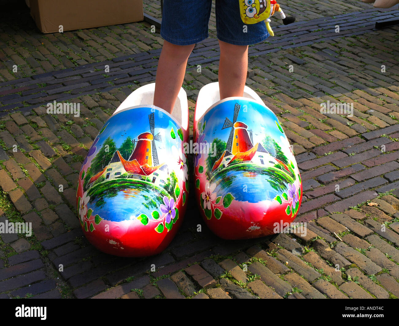 clog clogs sabot shoes shoe footwear costume art craft folk folks  traditional souvenirs shop shopping retail small business trad Stock Photo  - Alamy