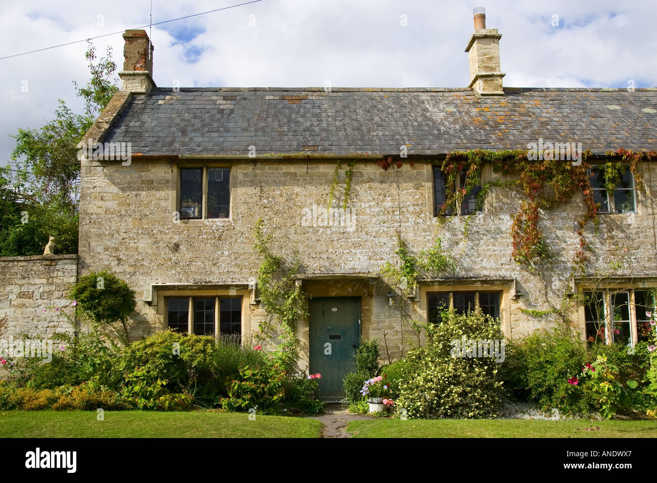 Country cottage in Windrush The Cotswolds Oxfordshire United Kingdom