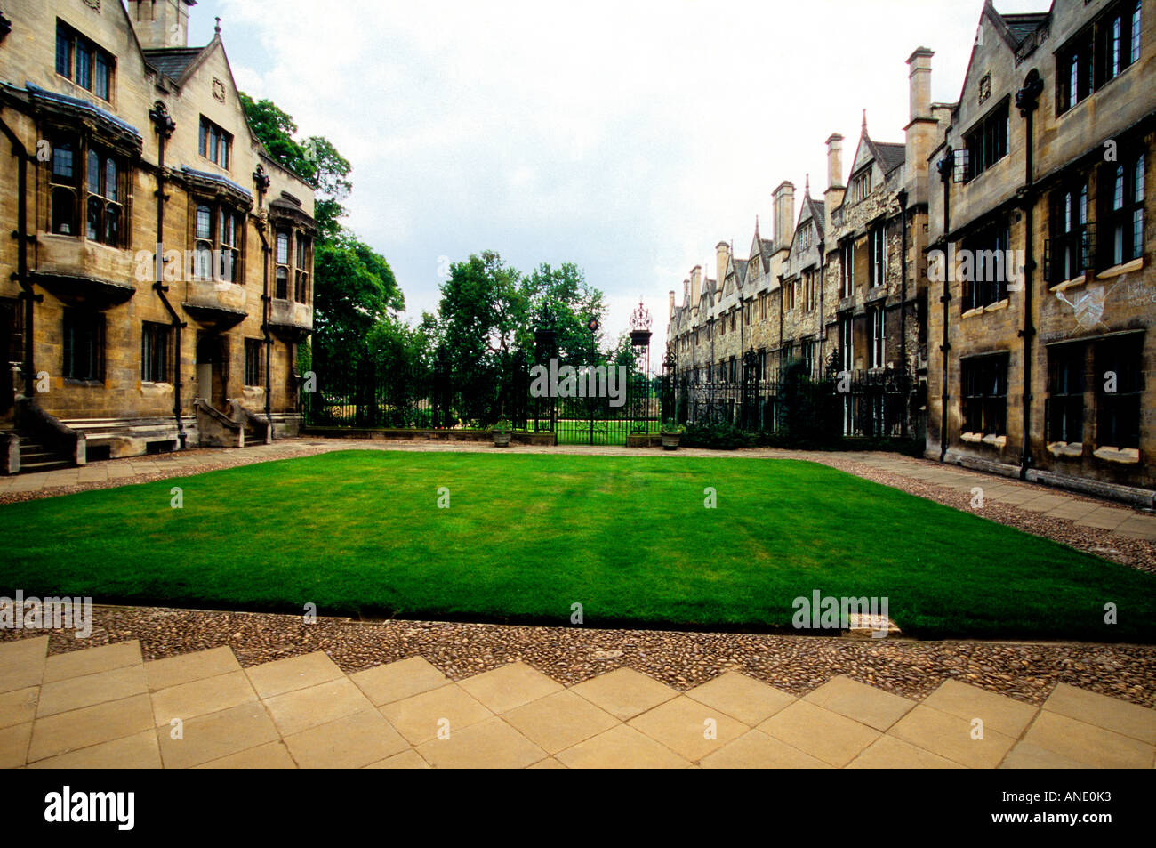 Grounds of Merton College Oxford and St Albans Gardens Stock Photo Alamy