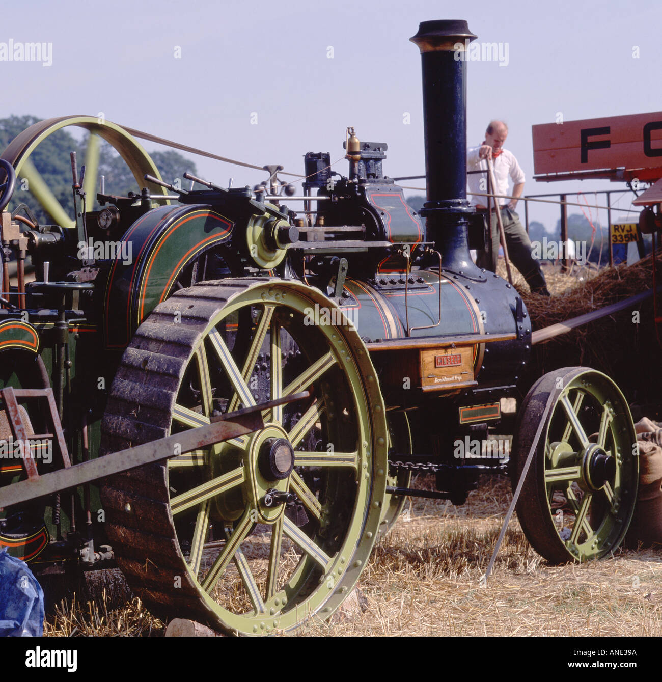 STEAM TRACTION ENGINE ENGLAND UK Stock Photo Alamy