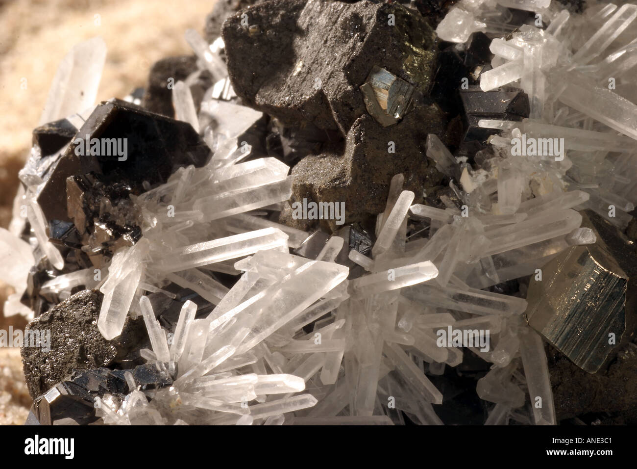 Mineral Sulfide Stock Photo