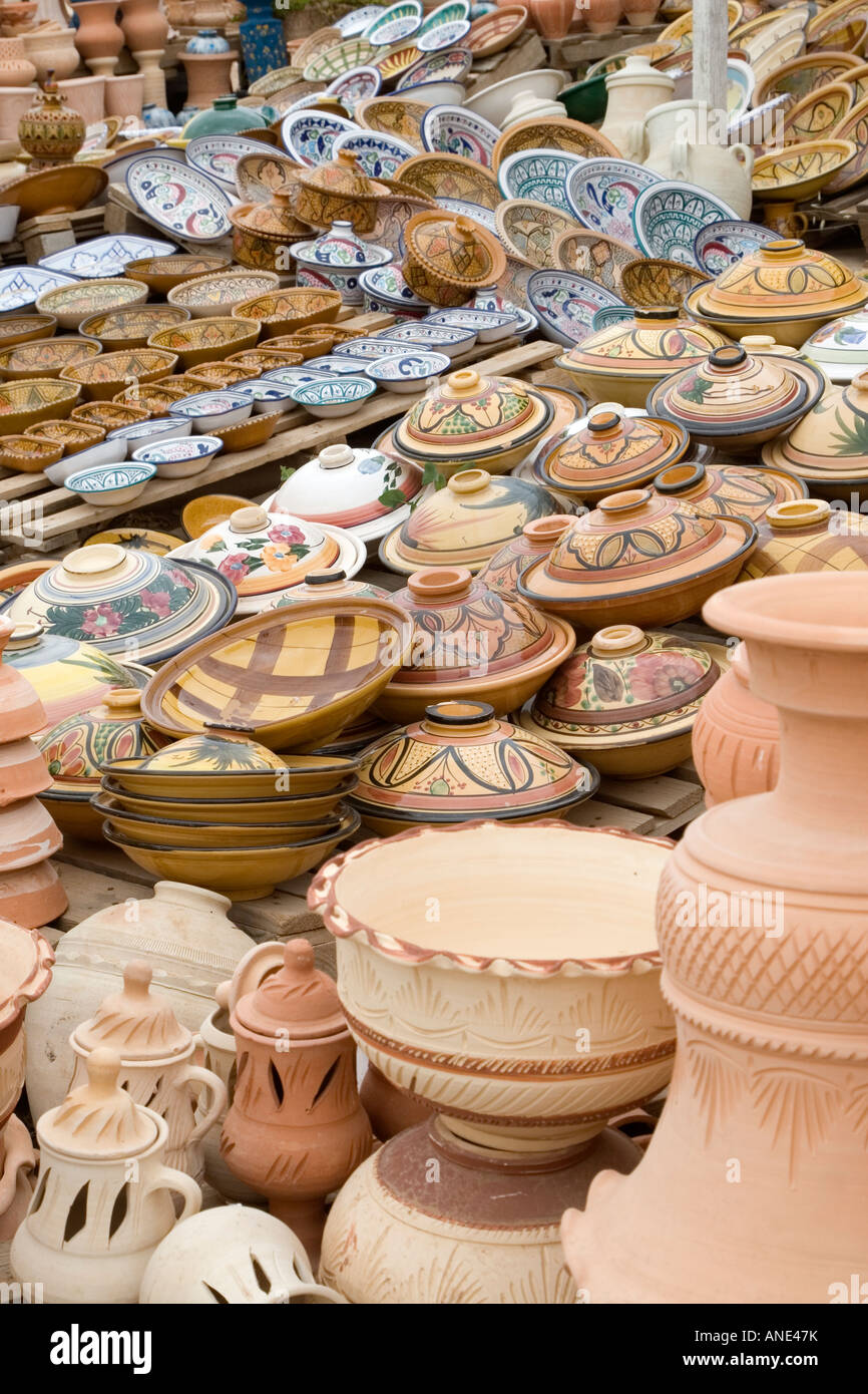 Gharyan, Jebal Nefusa, Libya. Pottery Market, Ceramics, Pots, Vases