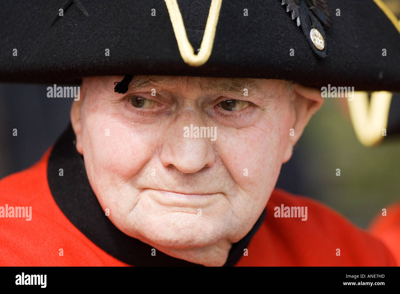 Chelsea Pensioner at Founder s Day Parade London United Kingdom Stock Photo