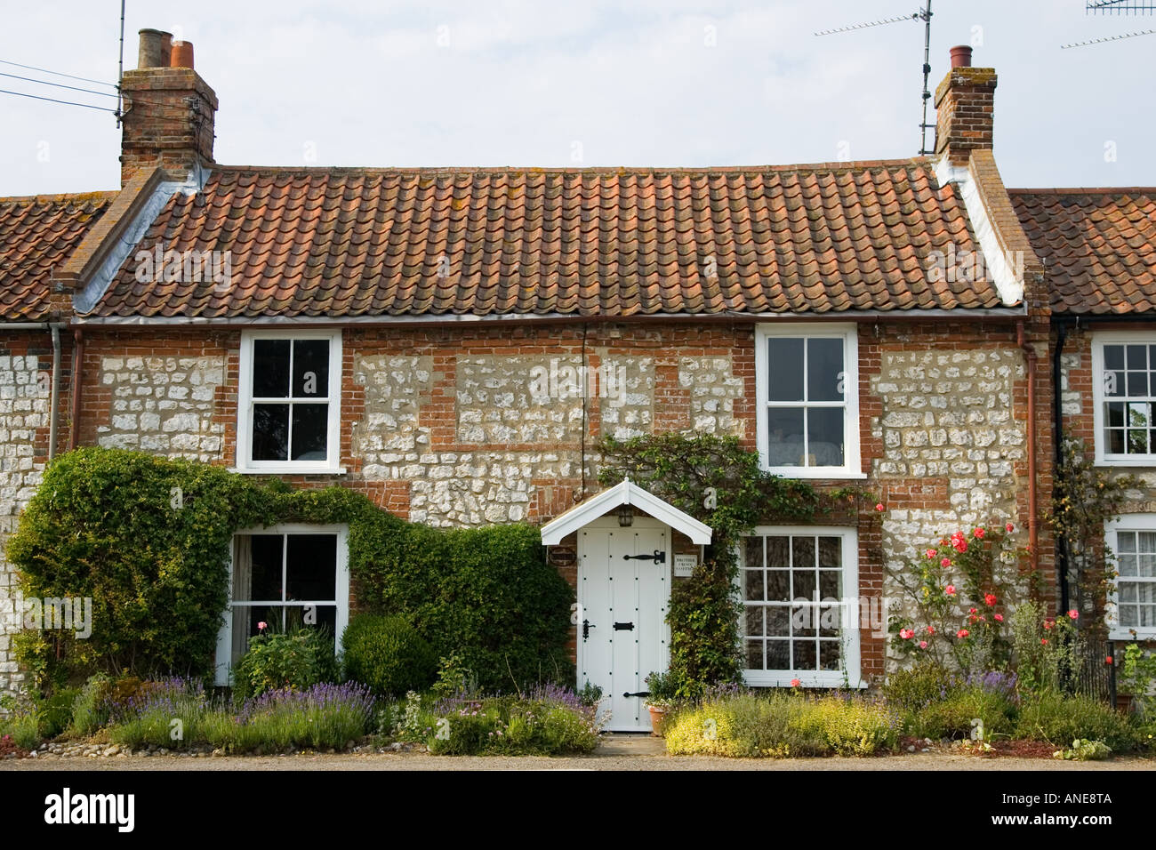 Traditional Norfolk brick and flint home near Burnham Market Holkham