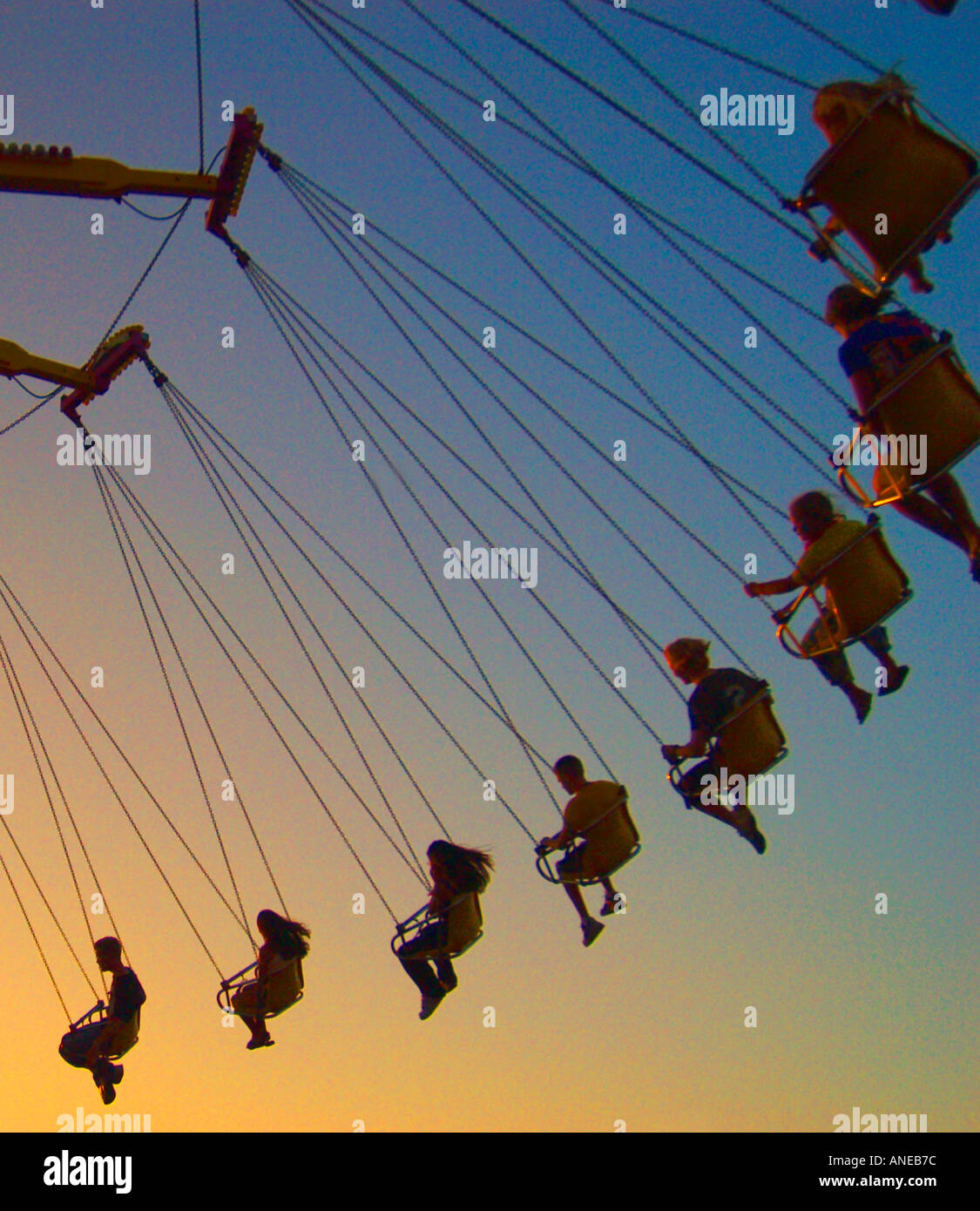 Carnival swing ride pattern hi-res stock photography and images - Alamy