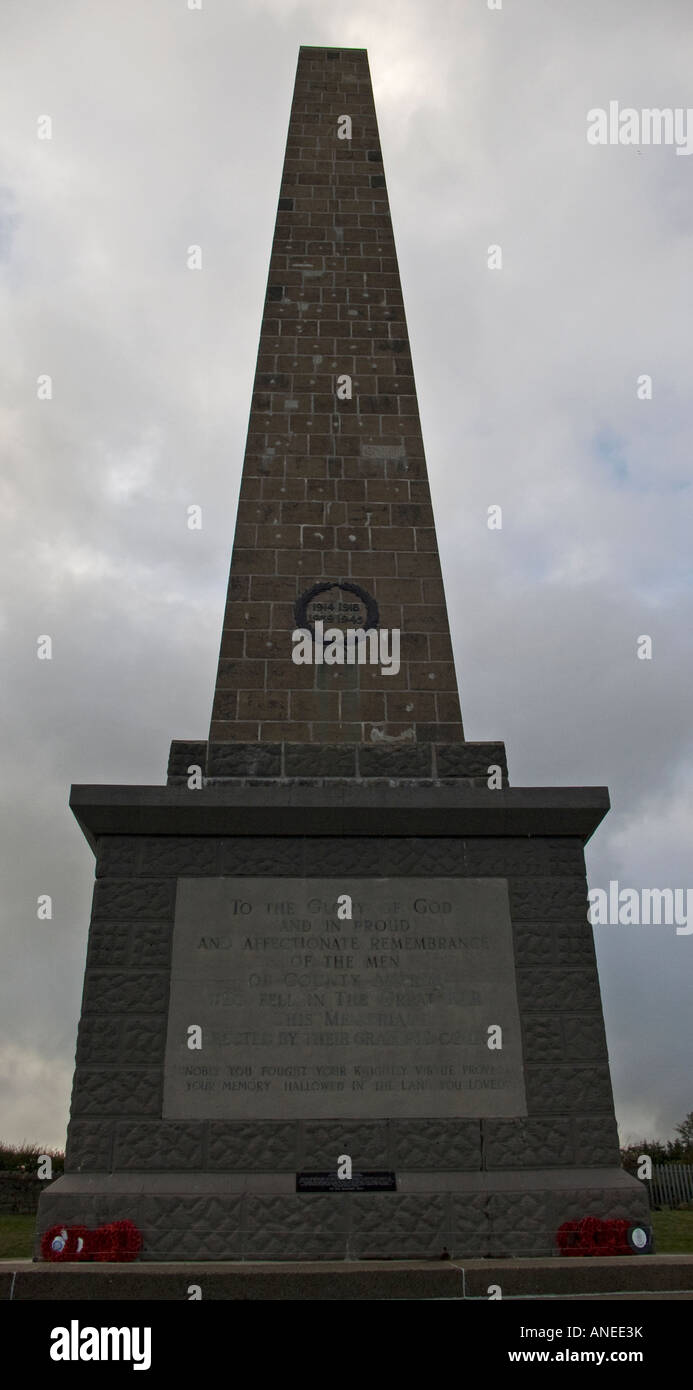 Knockagh monument hi-res stock photography and images - Alamy