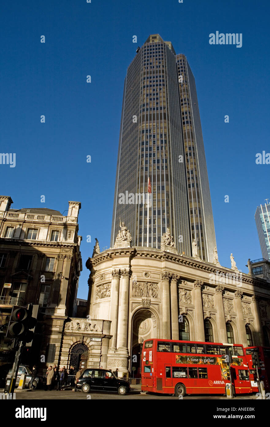 Tower 42 in the City of London, England. Stock Photo