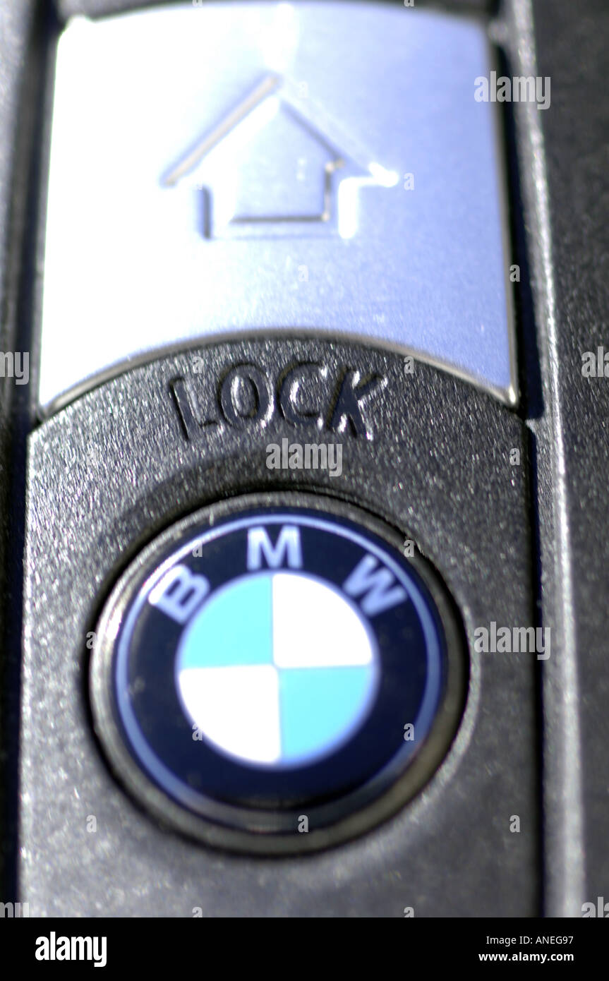 lock BMW, key, modern, safety Stock Photo