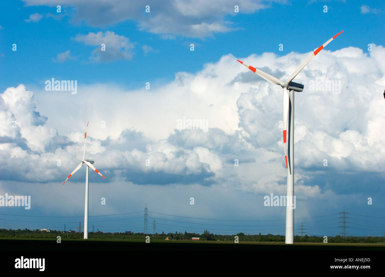 Wind Power Generation Stock Photo - Alamy