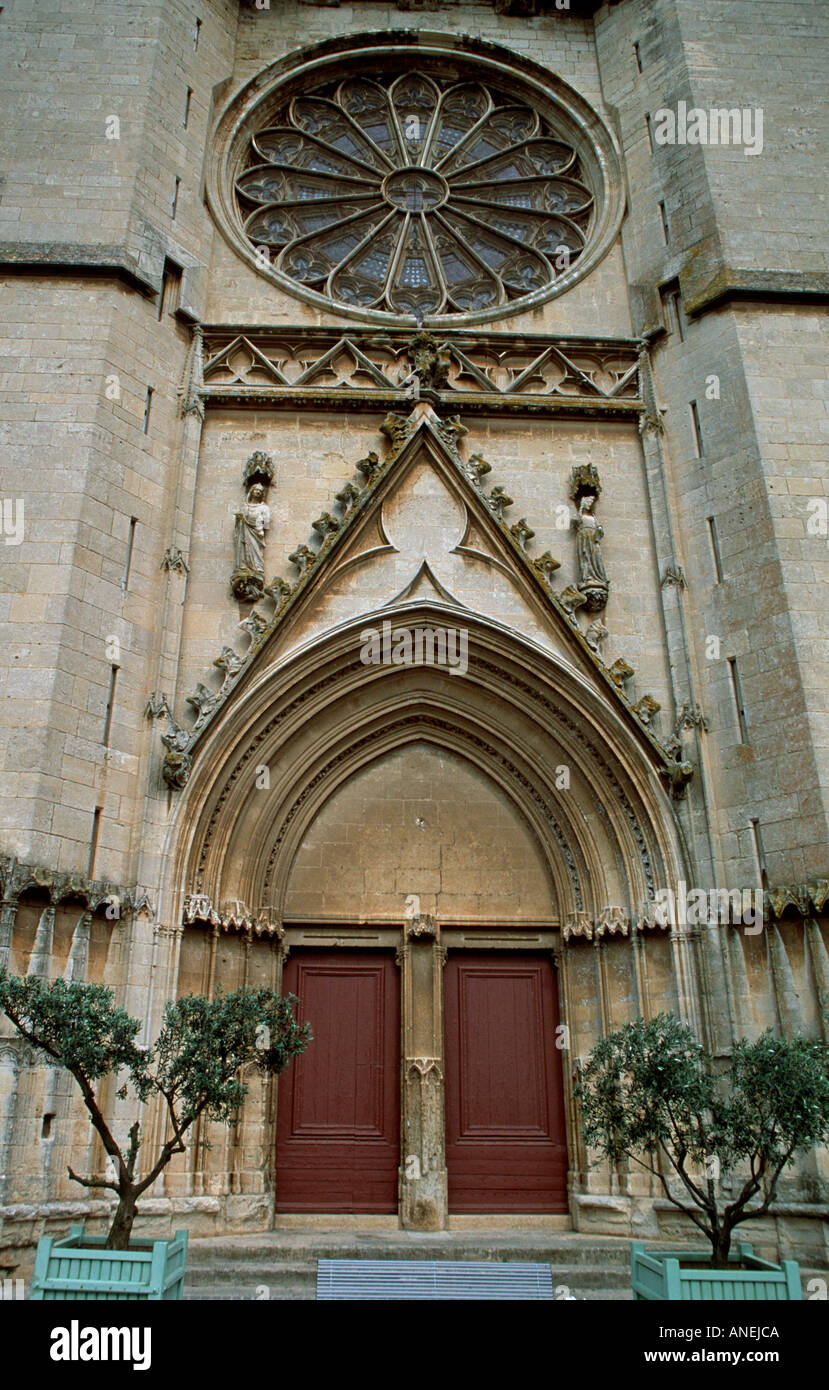 St Nazaire Cathedral at Beziers Stock Photo - Alamy