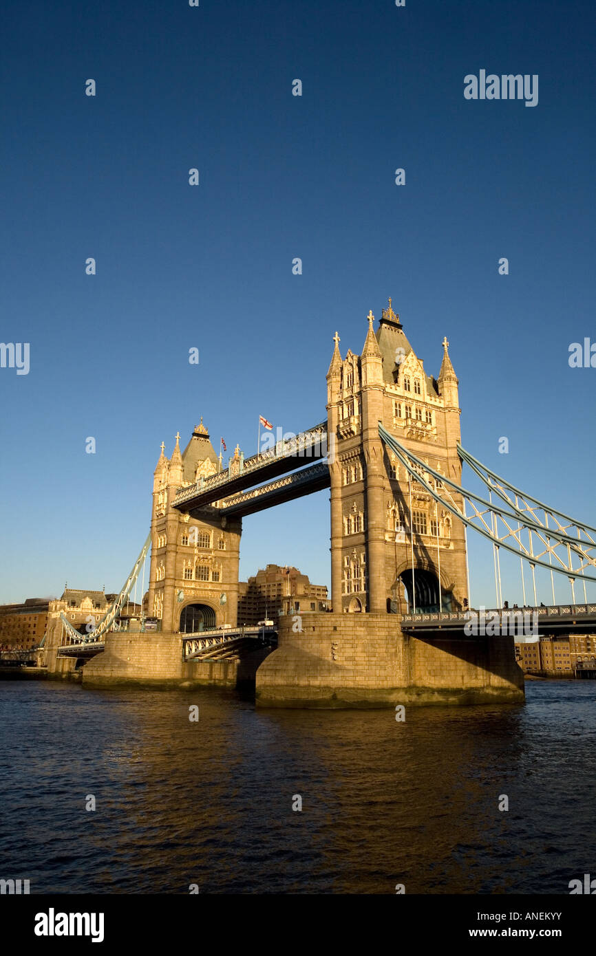 Tower Bridge in London, England. Stock Photo
