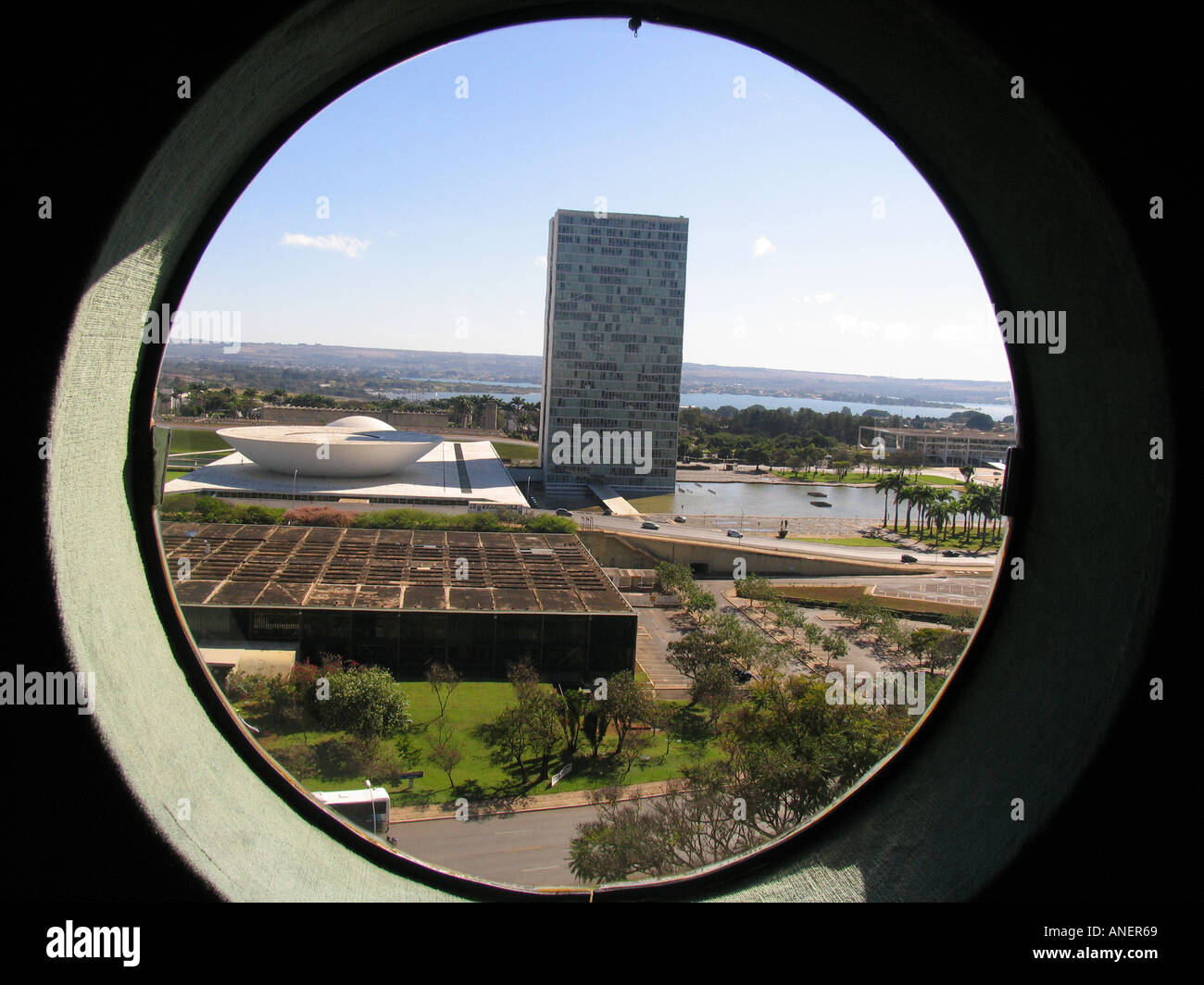 The City View From a Scuttle Hatch Brasilia BR Stock Photo - Alamy